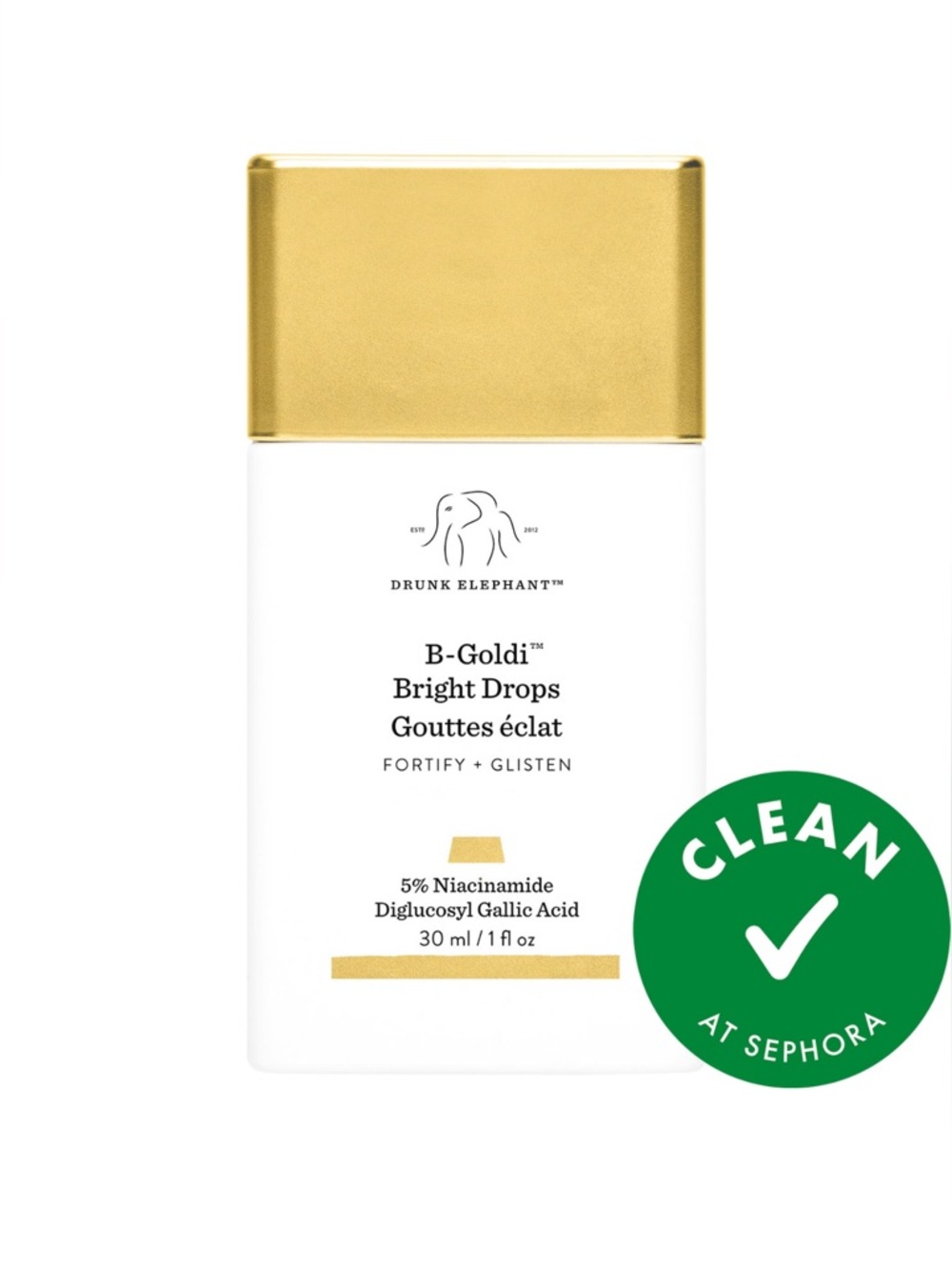 [MAKE UP] Drunk Elephant B-Goldi Bright Drops Glow Serum Niacinamide (no box)